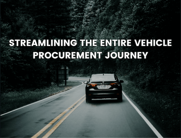 Streamlining the entire vehicle procurement journey