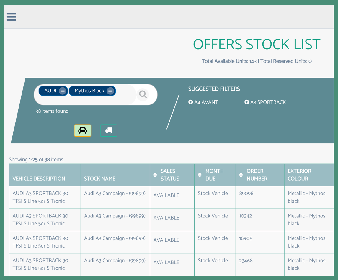 Stock Manager platform